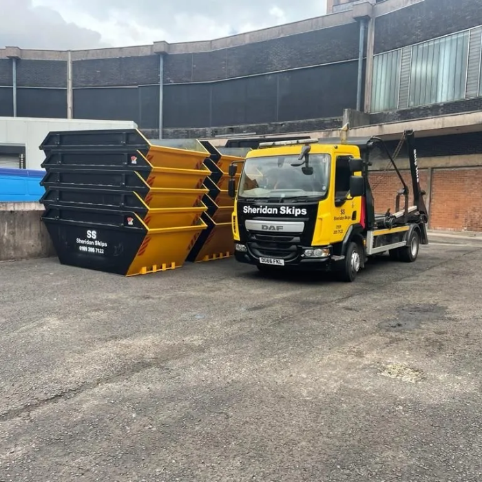 waste management lorry in manchester