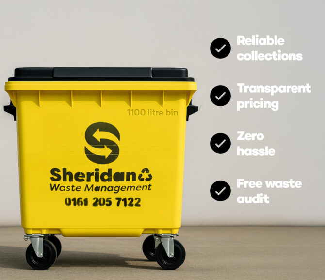 1100L Waste Bin